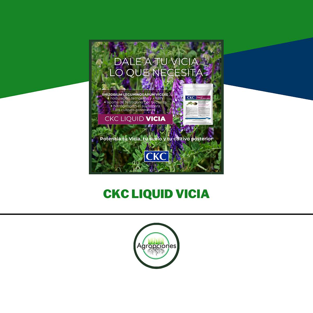 Inoculante CKC Liquid Vicia + Arvea + Lenteja