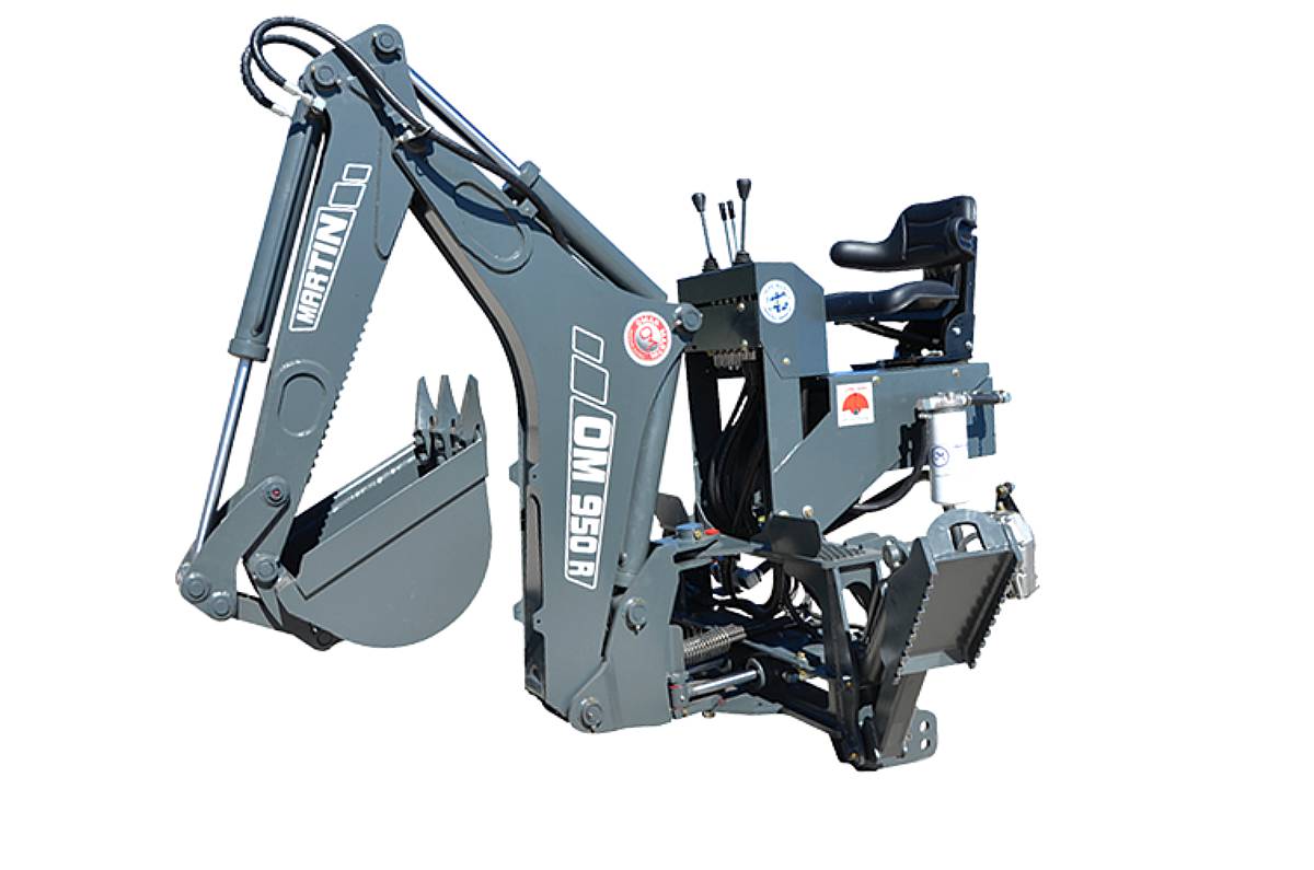 Retroexcavadoras Omar Martin Om-910r y Om-950r