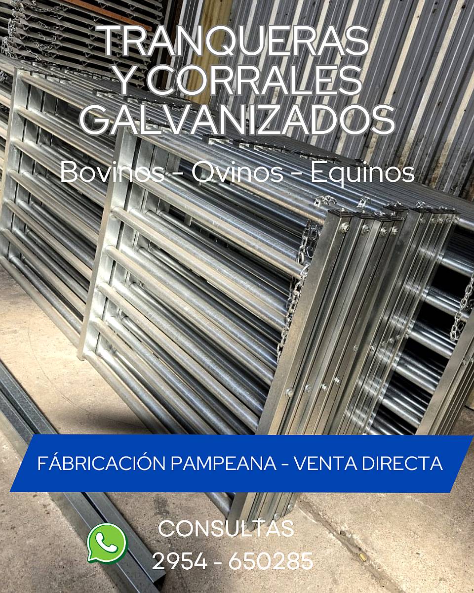 Corrales y Tranqueras de Caño Pintado y Galvanizados