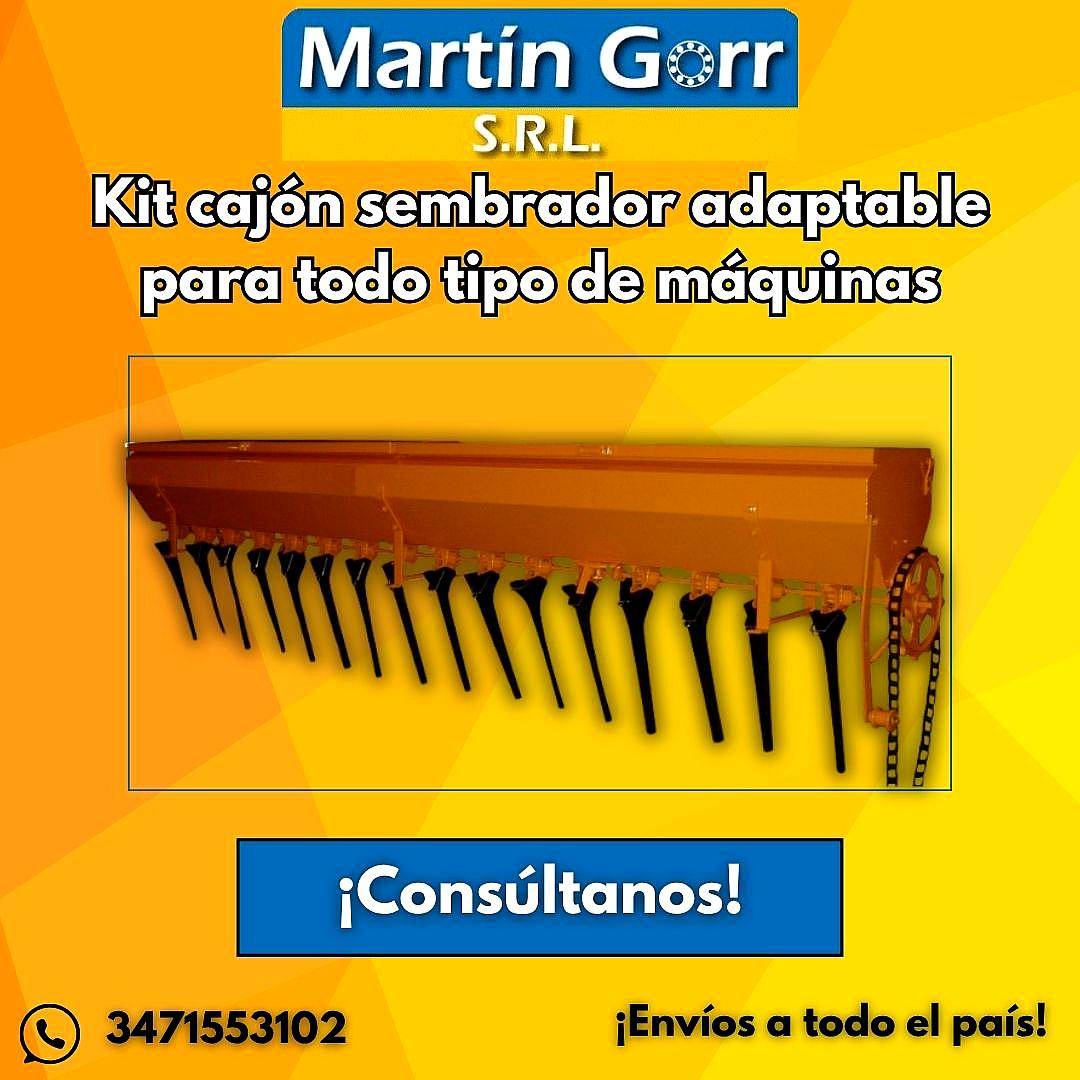 Kit Cajón Sembrador Adaptable Todas las Maquinas