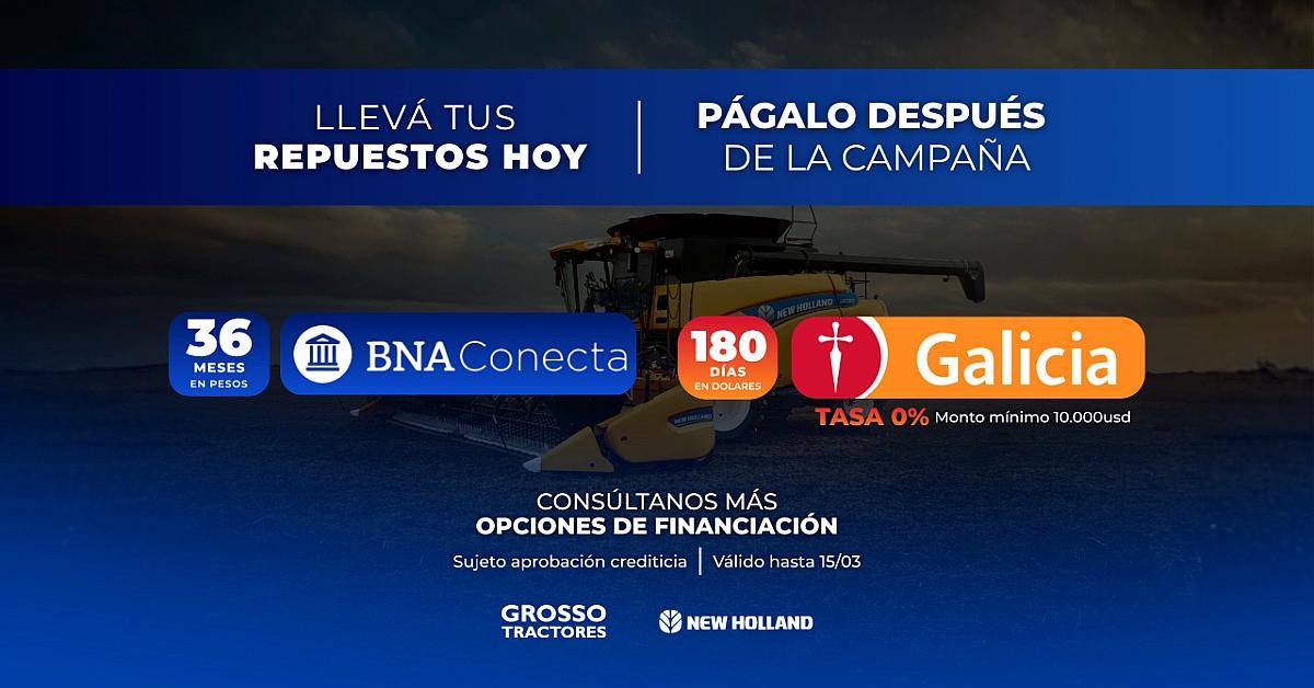 Repuestos para Cosechadoras New Holland