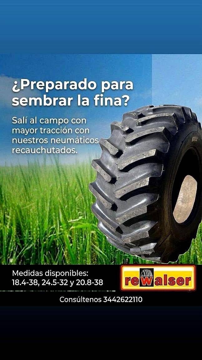 Cubiertas Recauchutadas para Tractores