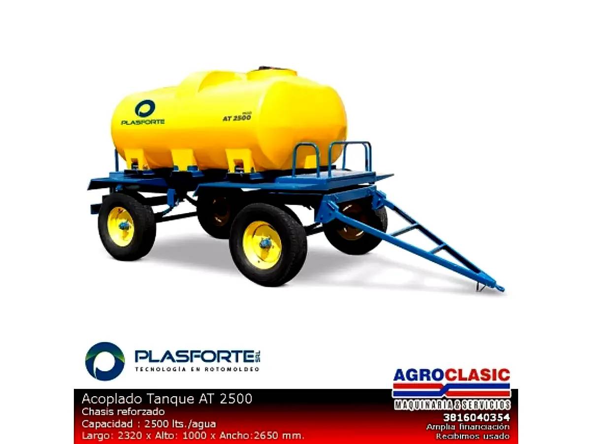 Acoplado Tanque Plasforte 2500 L