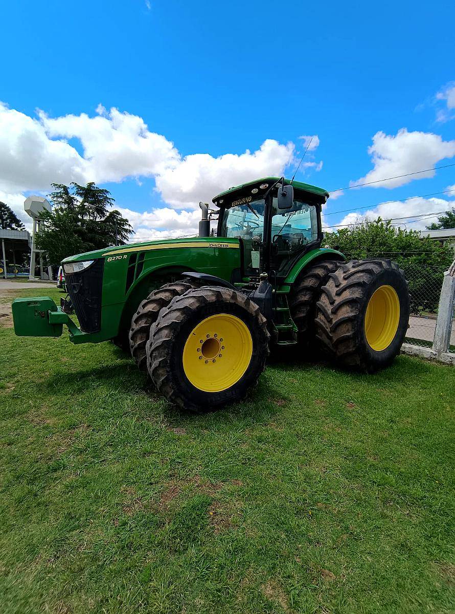 Tractor John Deere, 8270r, año 2018, 10.000 Hs Motor, 270 HP