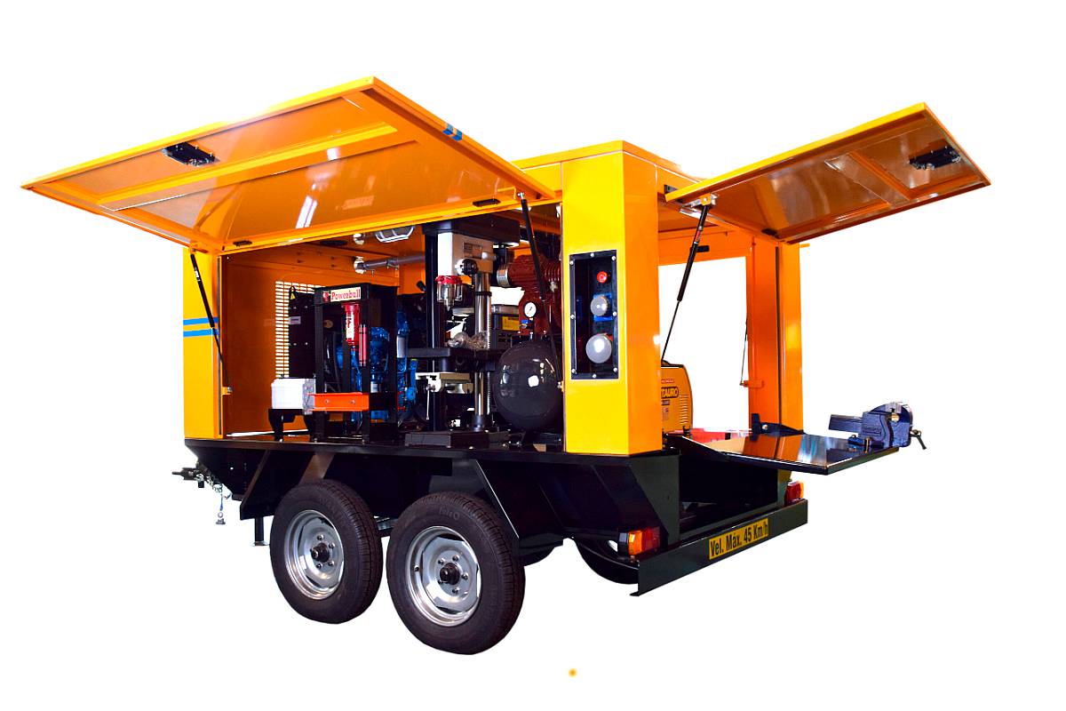 Taller Rodante - Herramientas + Grupo Electrógeno 20 KVA
