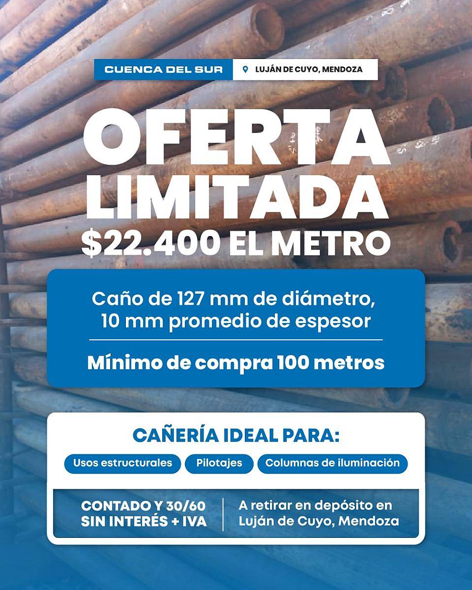 Caño 127 MM de Diámetro