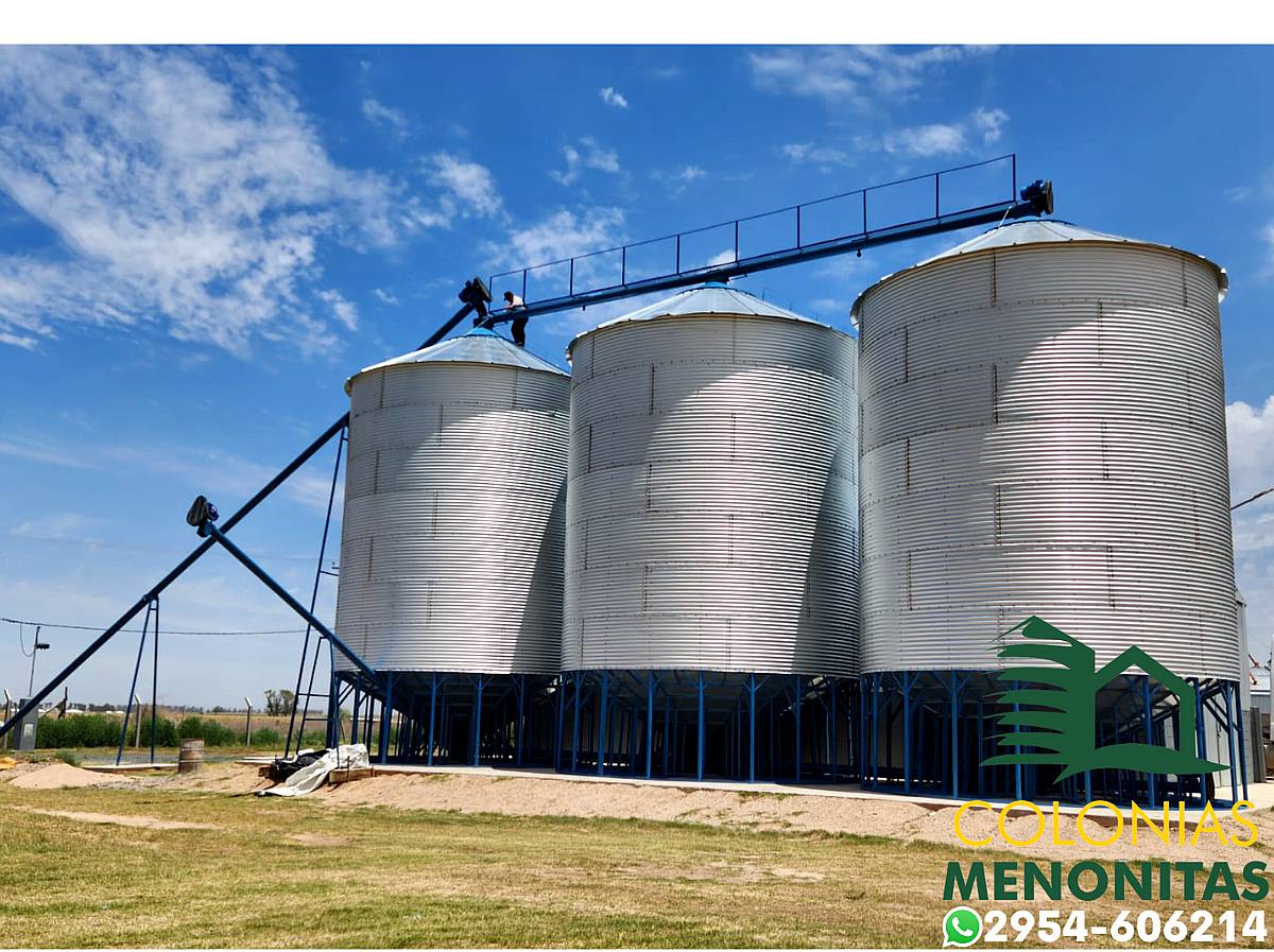 Metalmen Silos Aéreos de 7 a 200 TN - Colonias Menonitas y Metalmen - Agroads