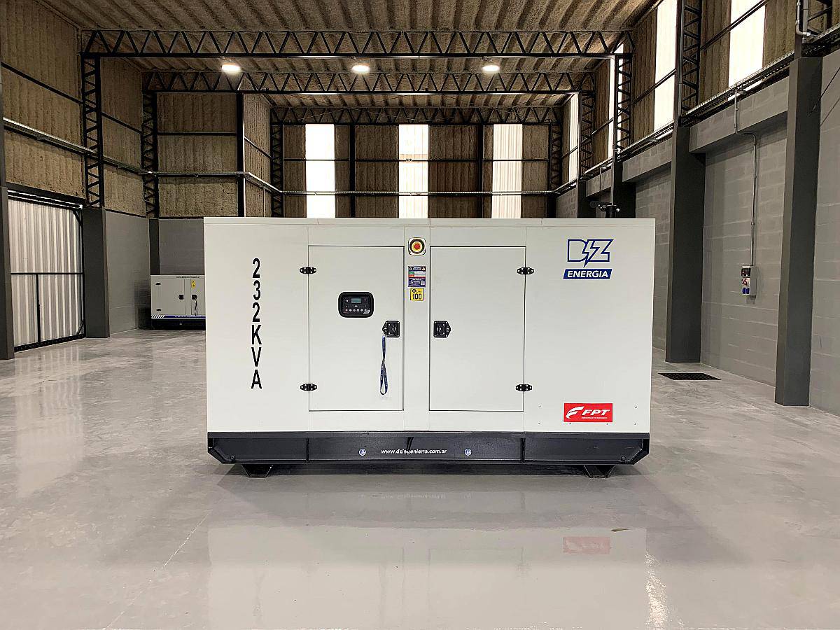 Grupo Electrógeno FPT Iveco 232 KVA (cabinado)