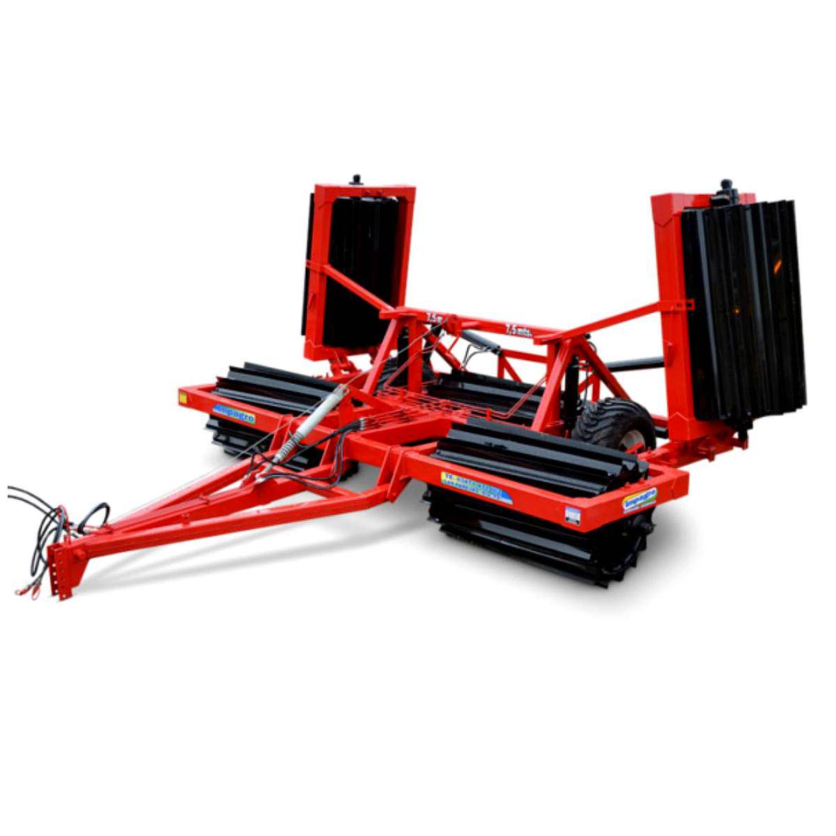 Rolo Picador de Rastrojo con Alas y Lanza Rebatible. 7.50 MT