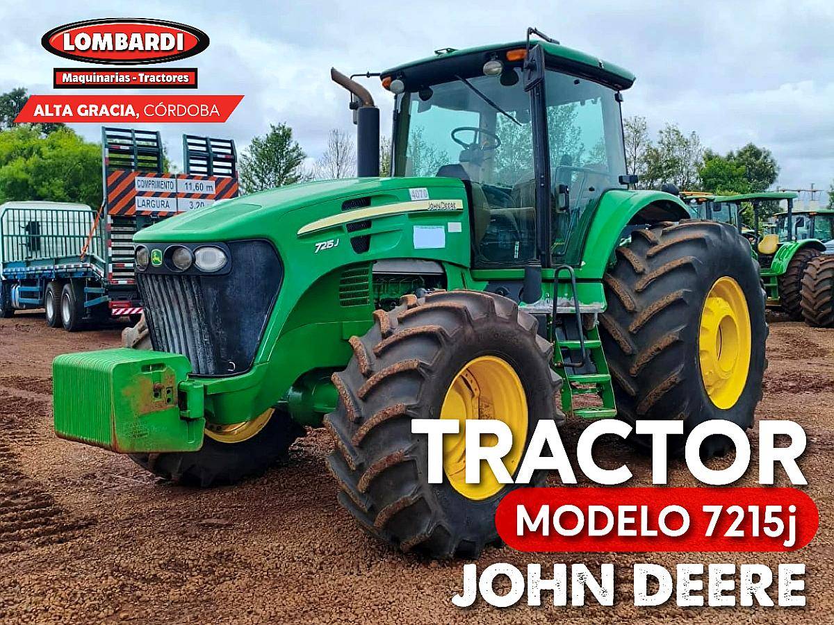 Tractor John Deere 7215j Como Nuevo Disponible