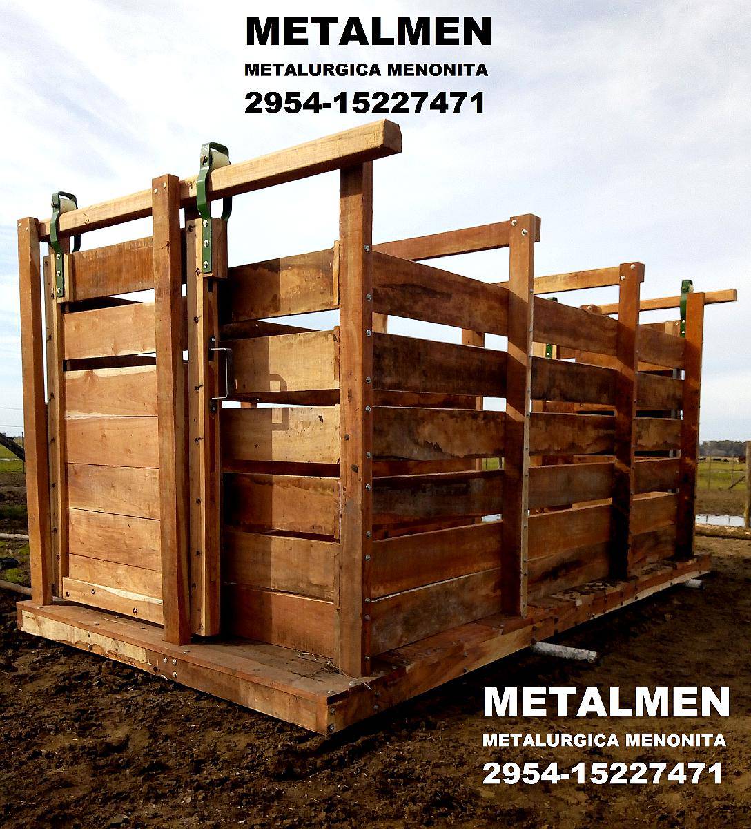 Balanza de Curupay 2 X 4 Mts para Bovinos