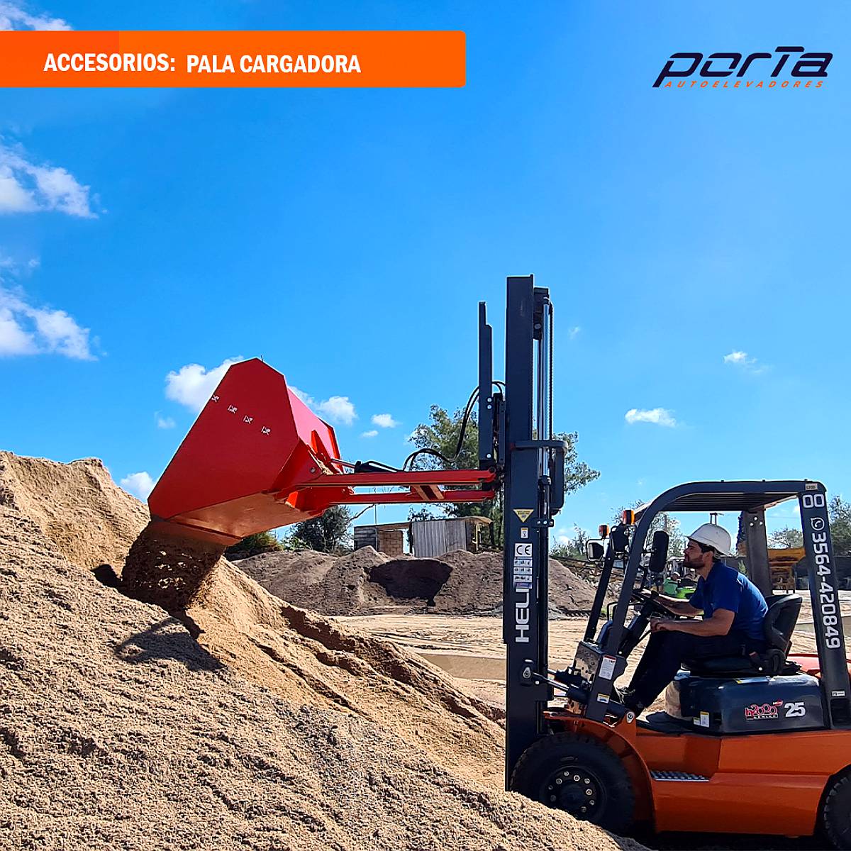 Pala Cargadora para Autoelevadores 1/2 M3 (sin Iva)