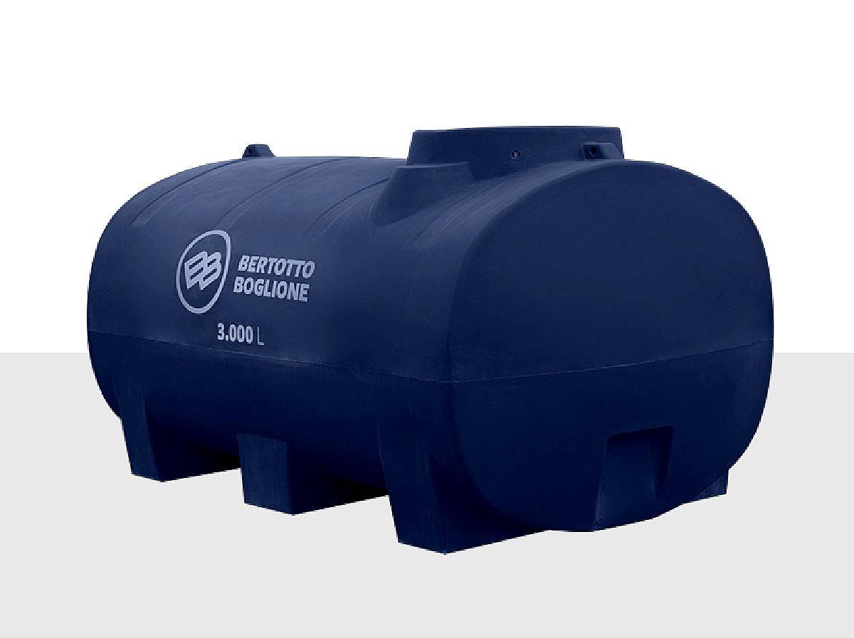 Tanque Horizontal Reforzado de 3.000 Lts - Bertotto Boglione