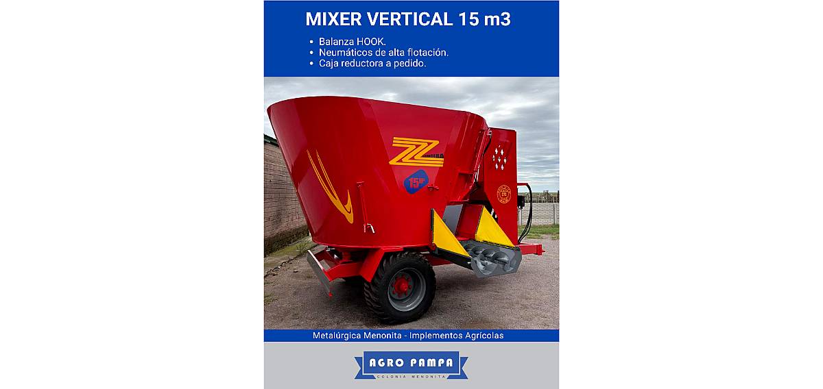 Mixer Vertical 15 M3