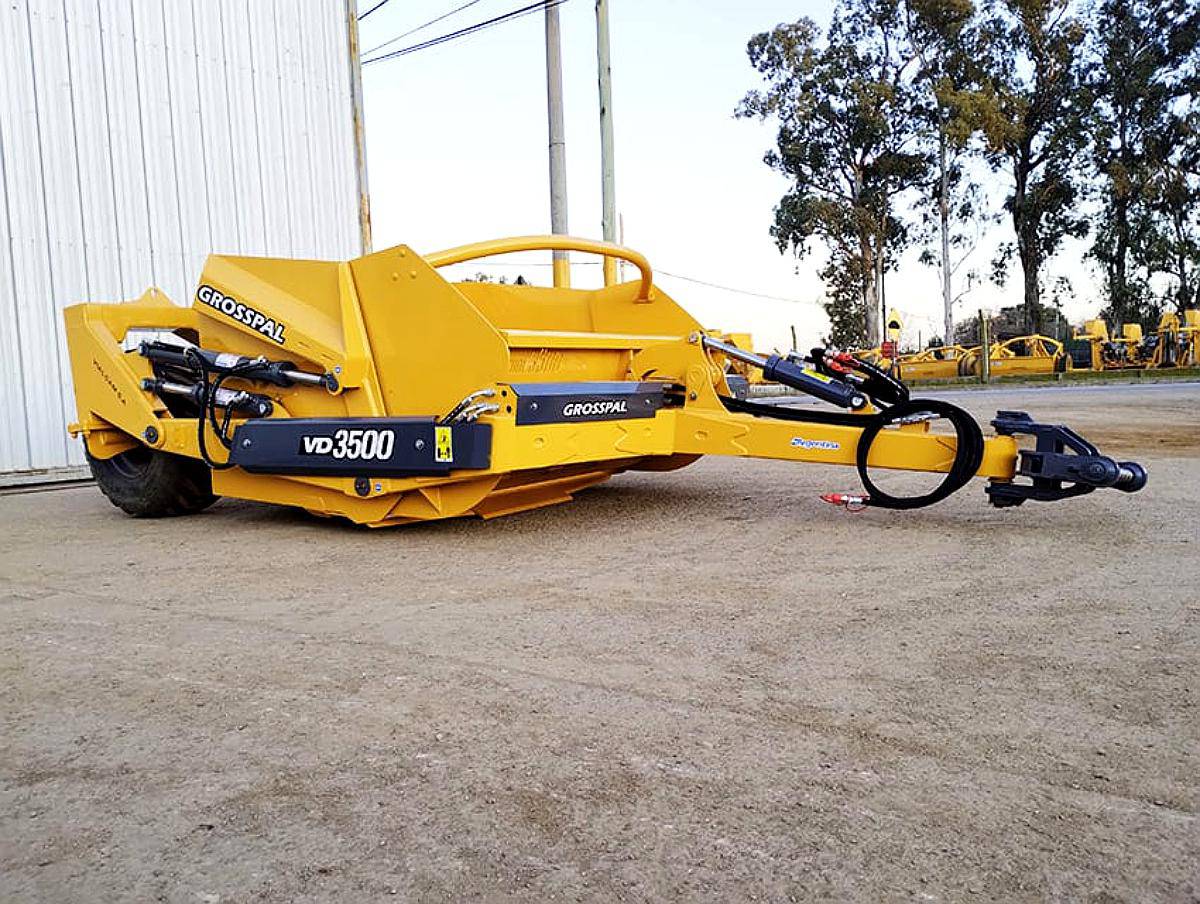Palas Grosspal VD 3500 de 3,5 M3 de Descarga Delantera