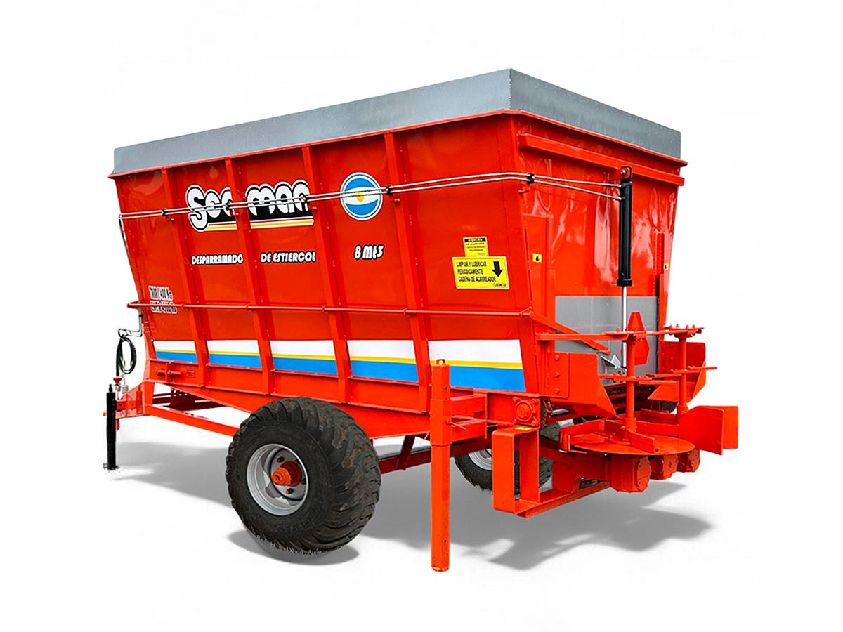 Desparramador de Guano Solido MP-8 MTS3 (platos) Secman