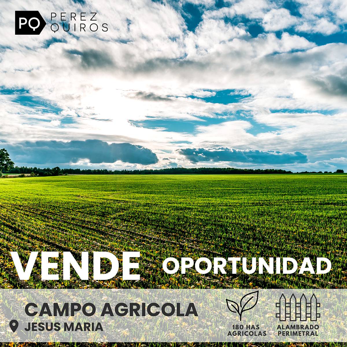 Se Vende Campo Agricola en Jesus Maria
