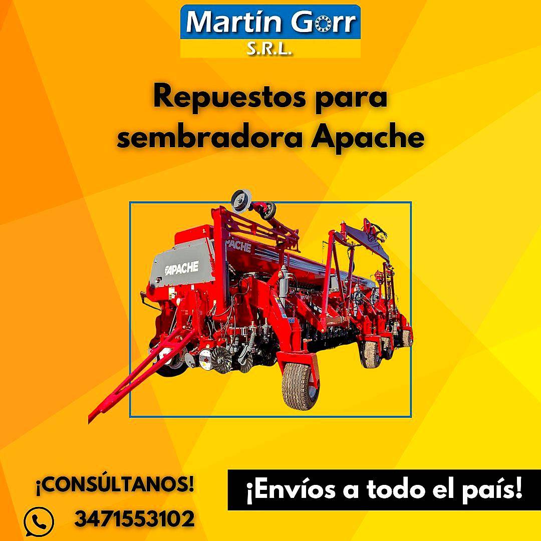 Repuestos para Sembradora Apache Envíos a Todo el País