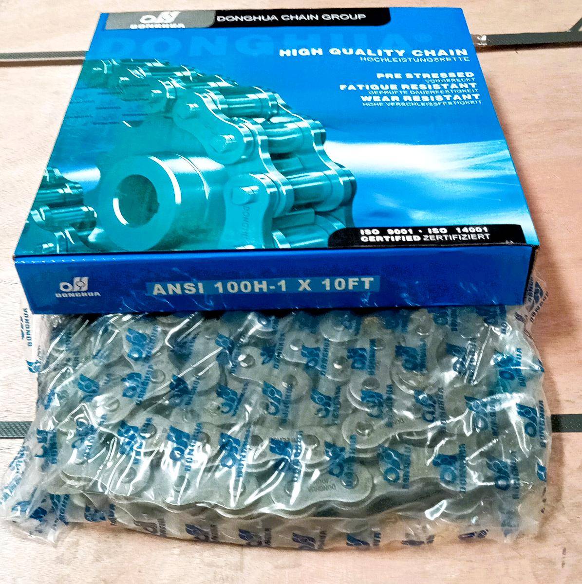 Cadena a Rodillos ASA 100h Simple Reforzada Marca Donghua