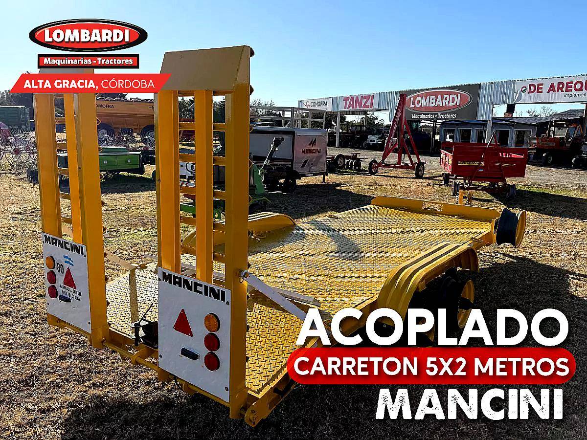 Trailer Carreton Mancini de 5x2mts Disponible