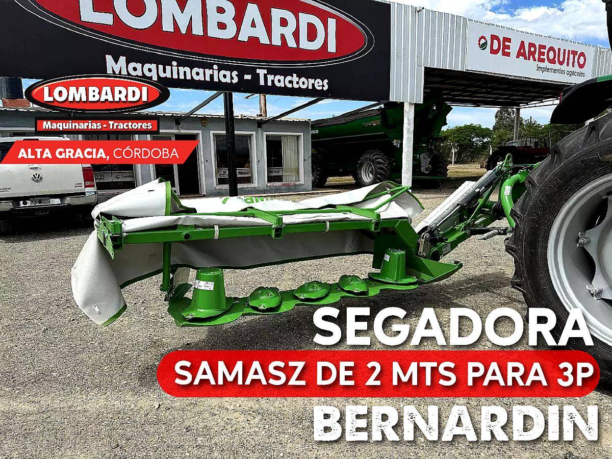Segadora Bernardin Samasz de 2 Mts para 3p Disponible