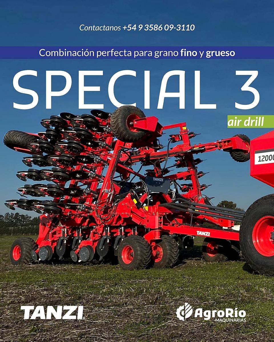 Sembradora Tanzi Special 3 AIR Drill