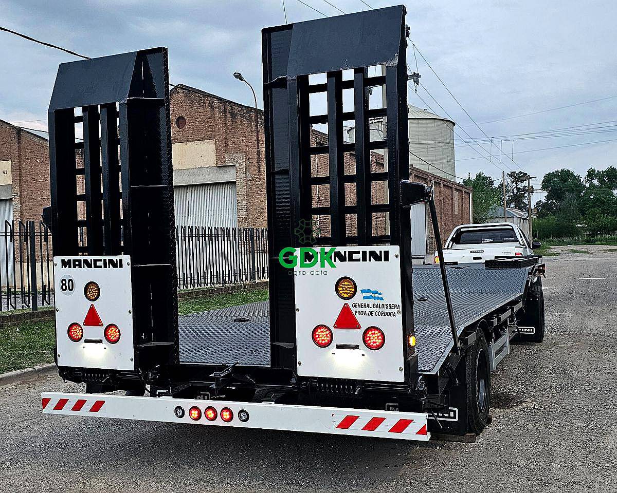 Acoplado Carreton Homologado 10/12 TN. C/freno Elect Mancini