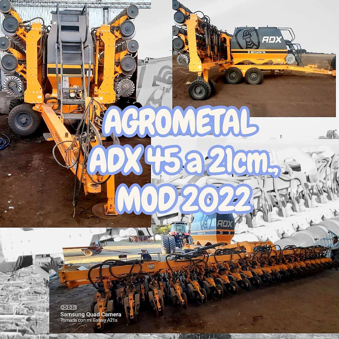 Sembradora Agrometal ADX 45 a 21cm., Mod 2022