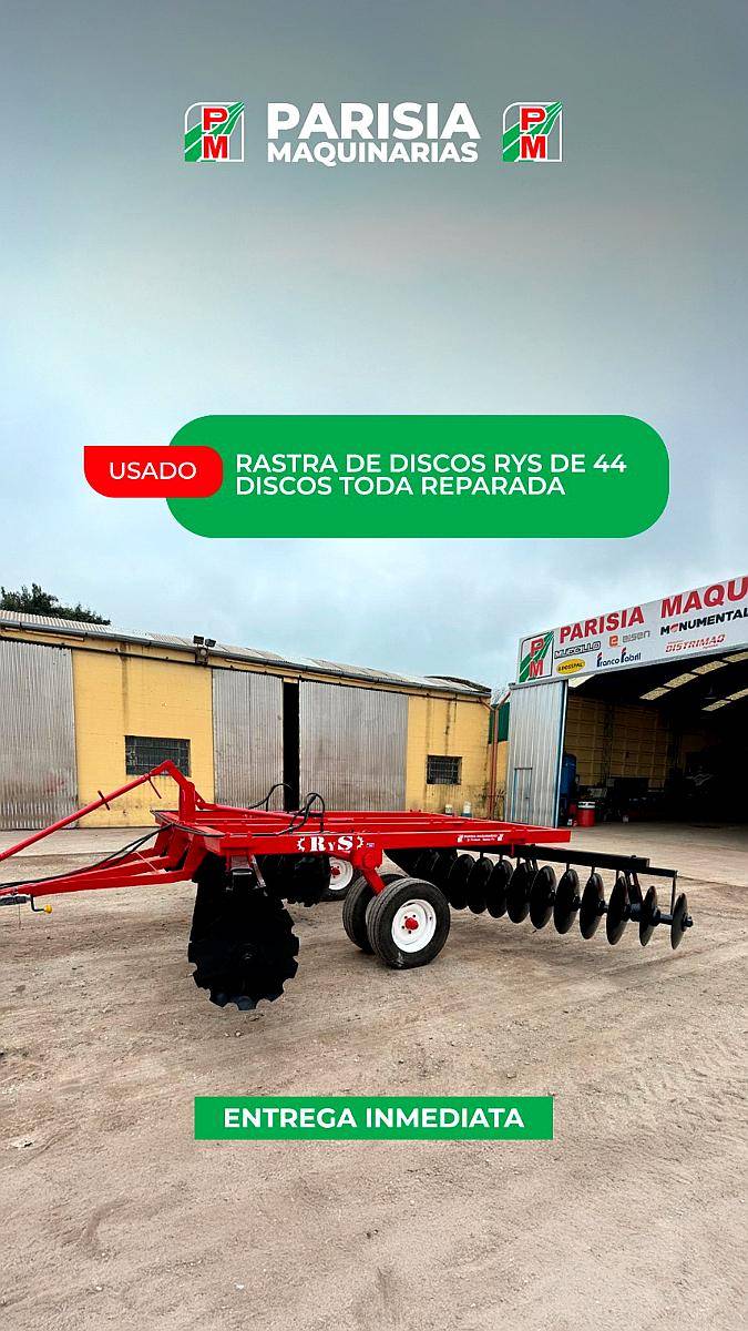 Rastra de Discos R y S de 44 Discos.