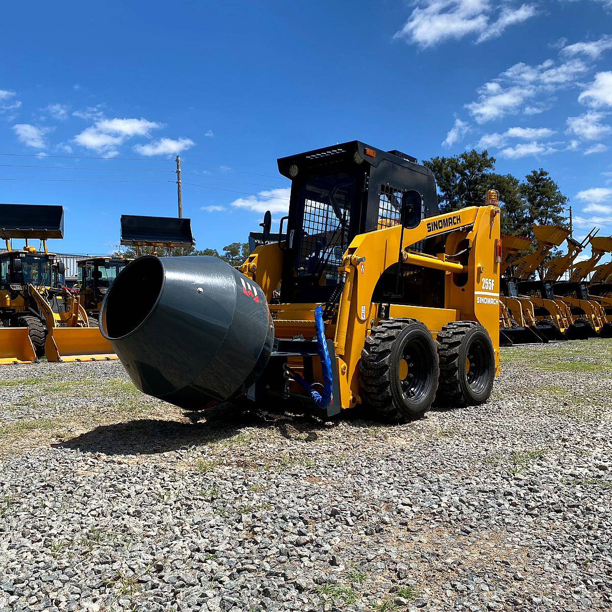 Minicargadora Trompo Hormigonero Sinomach 255f Cerrada A/C