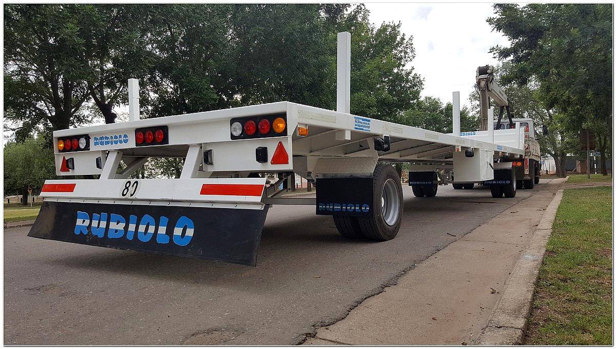 Acoplado Playo Vial Homologado para 15/18 TN. Tres Ejes