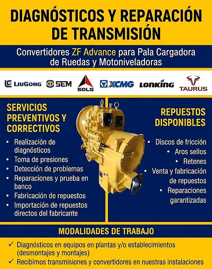 Mecánica Especializada en Maquinaria China: Xcmg, Sem, ETC