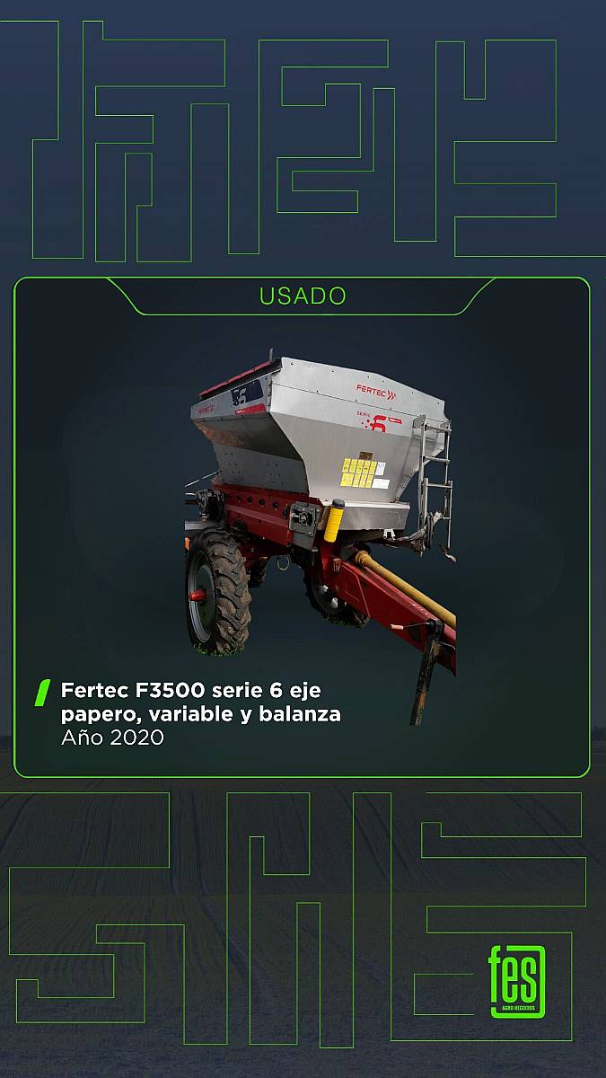 Fertec 3500 Serie 6 Variable y Eje Papero