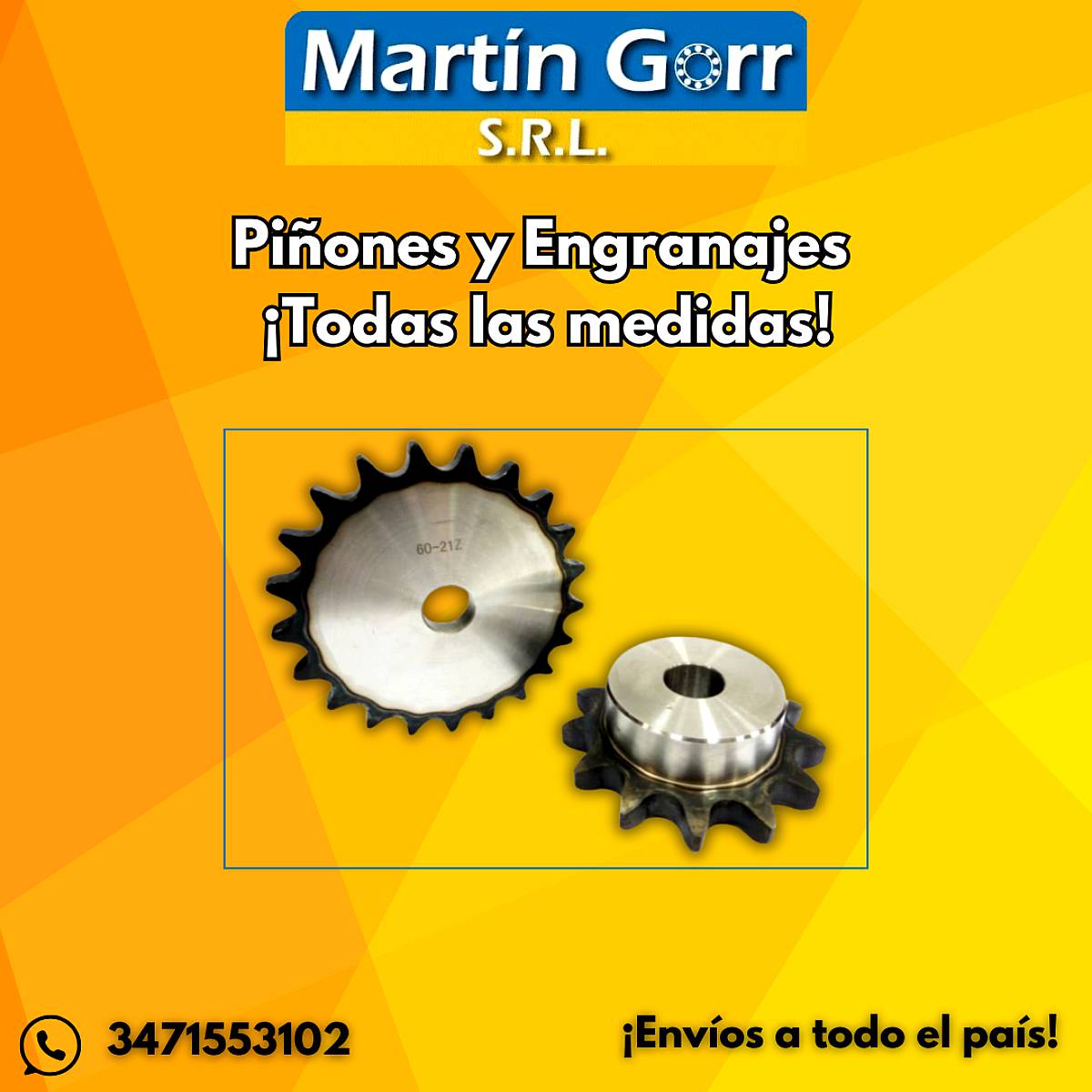 Piñones y Engranajes Todas las Medidas