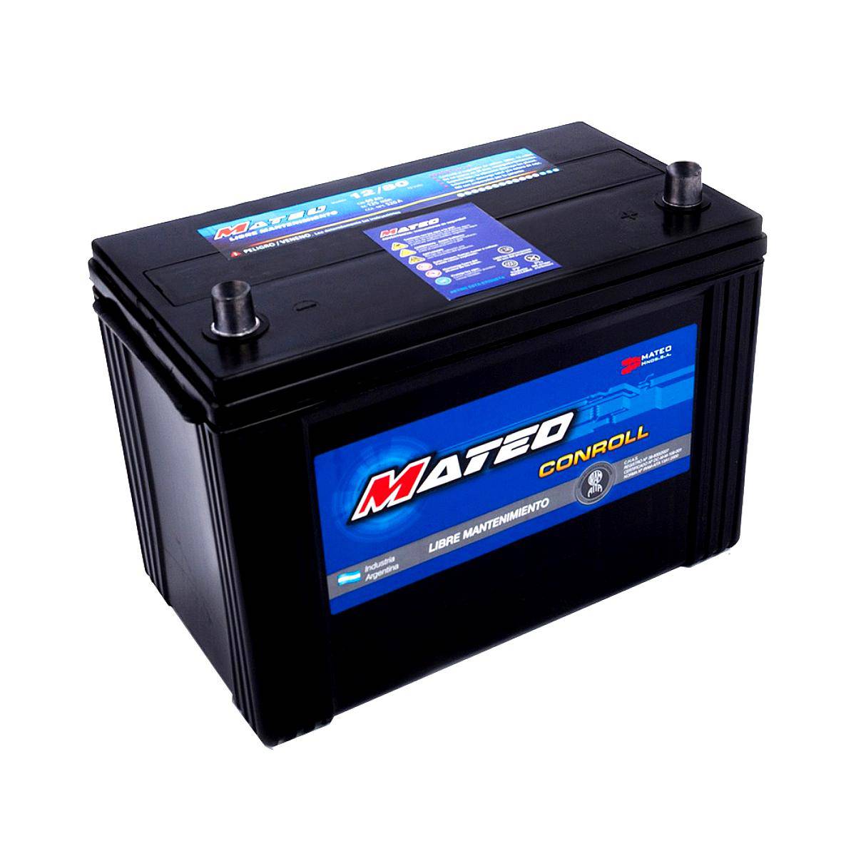 Bateria 12x80 Derecha Mateo Nafta Diesel GNC