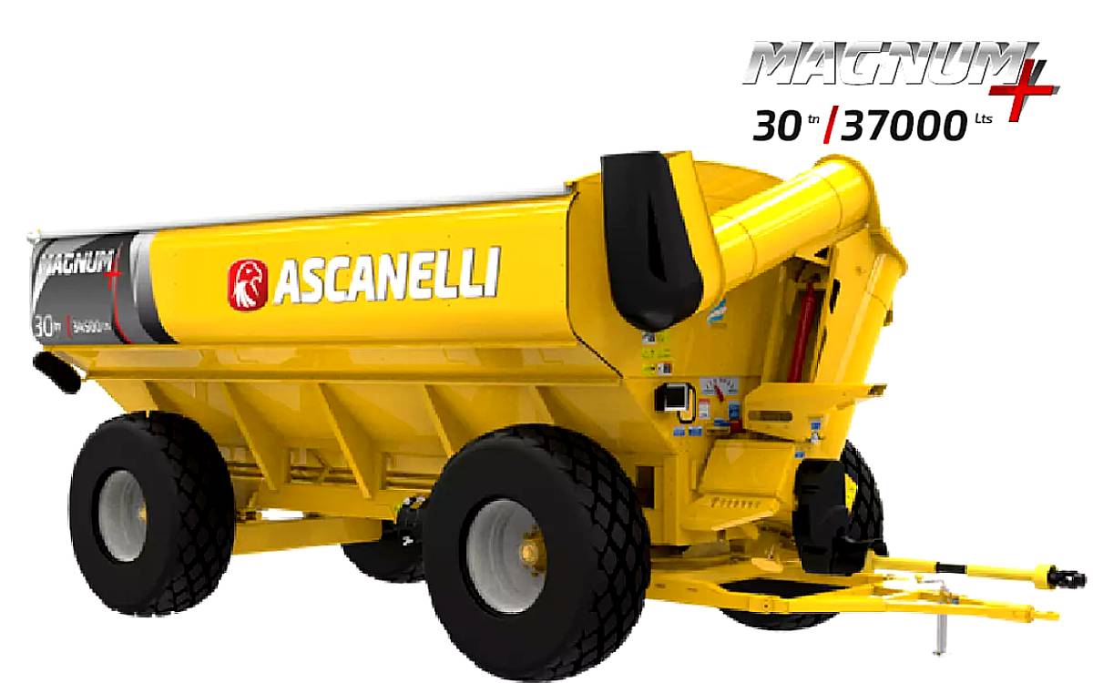 Tolva Autodescargable Ascanelli Magnum+ 30 TN. Nueva