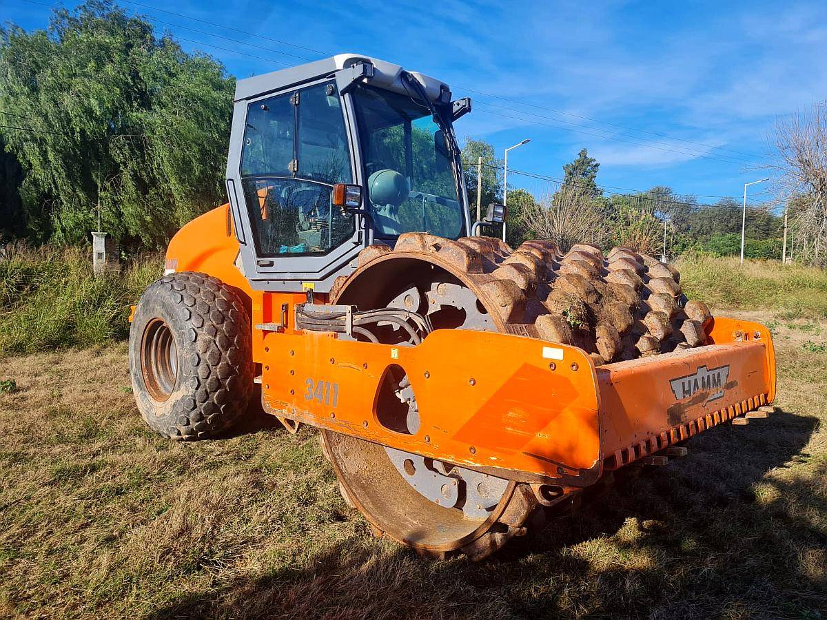 Compactador Hamm 3411 Liso y Pata de Cabra año 2014