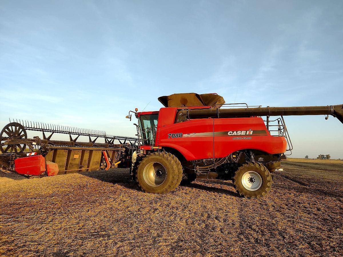 Case 7088 con Draper 40 Pies