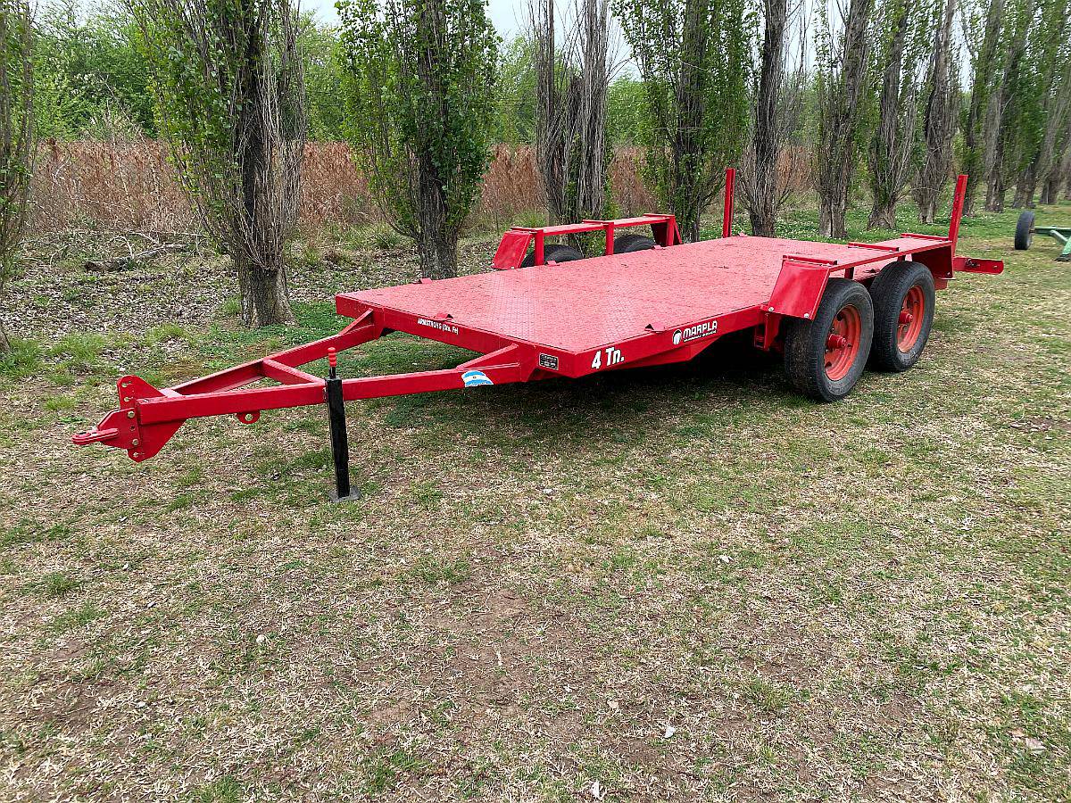 Acoplado Carretón con Balancin y Rampa Tipo Trailer