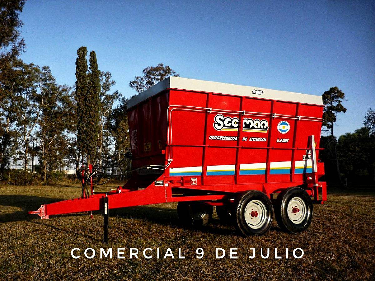 Acoplado Desparramador Estiercolero Solido Secman MP - 8