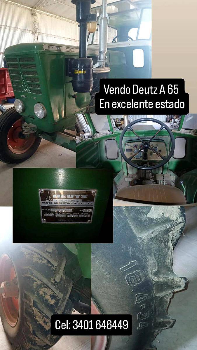 Vendo Deutz A65 Excelente Estado