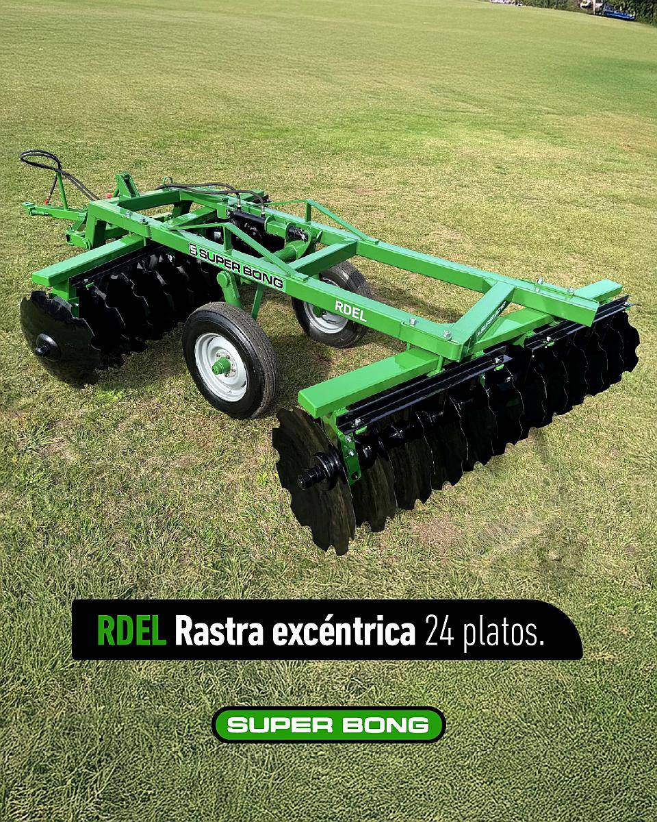 Rastra Excéntrica Super Bong Rdel de 24 Platos 70 KGS