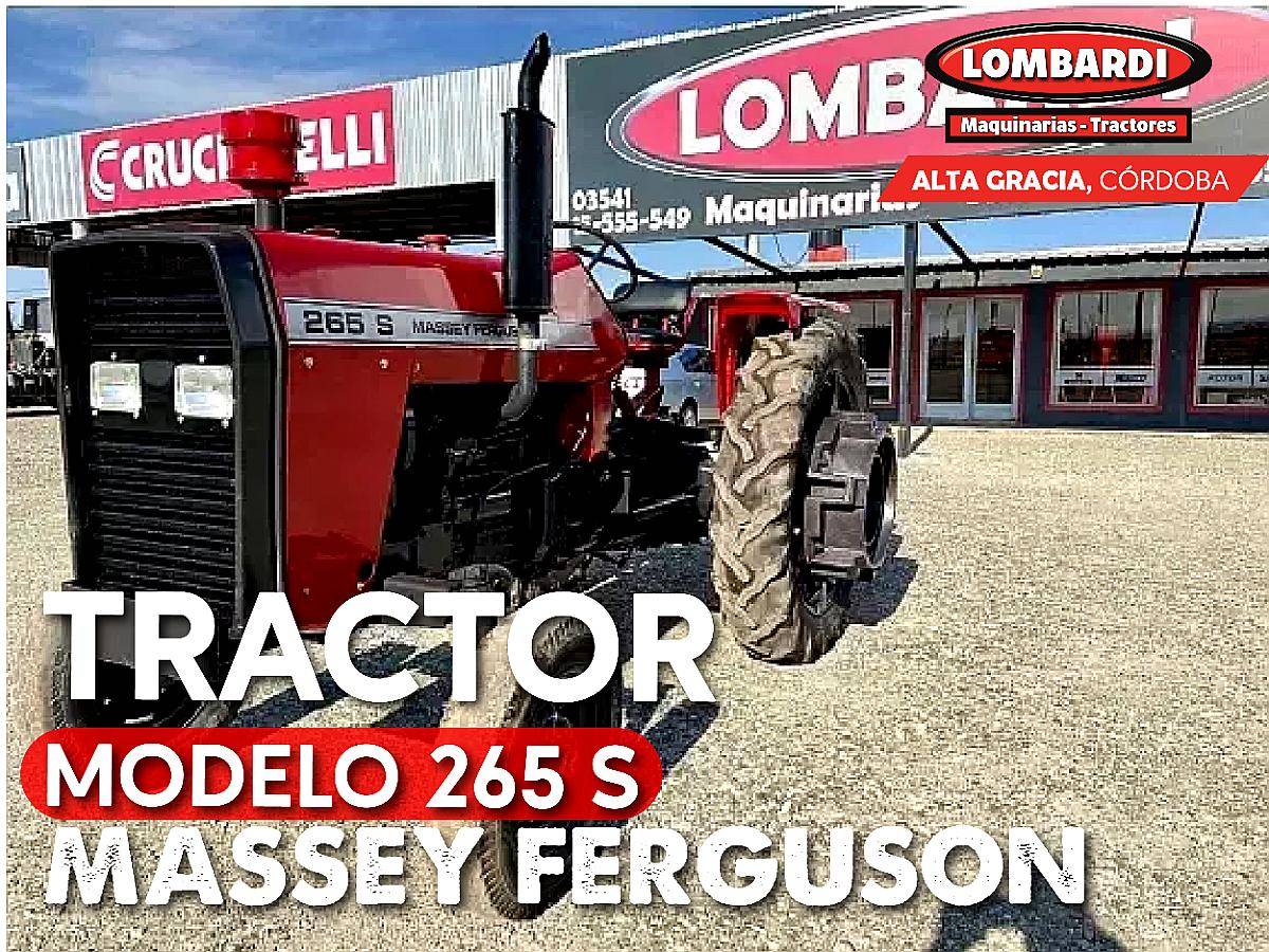 Tractor Massey Ferguson 265 S Como Nuevo Listo para Trabajar