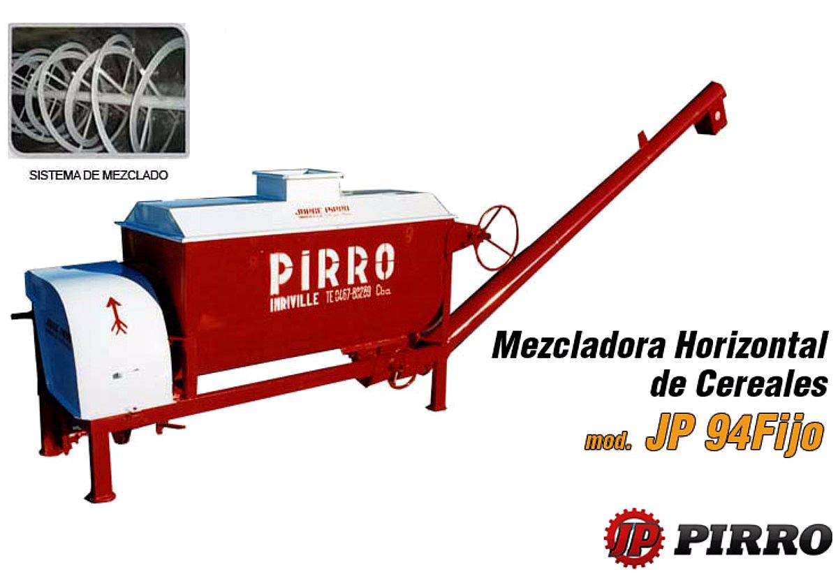 Mezcladora de Cereales Horizontal Marca Pirro JP 94 Fijo