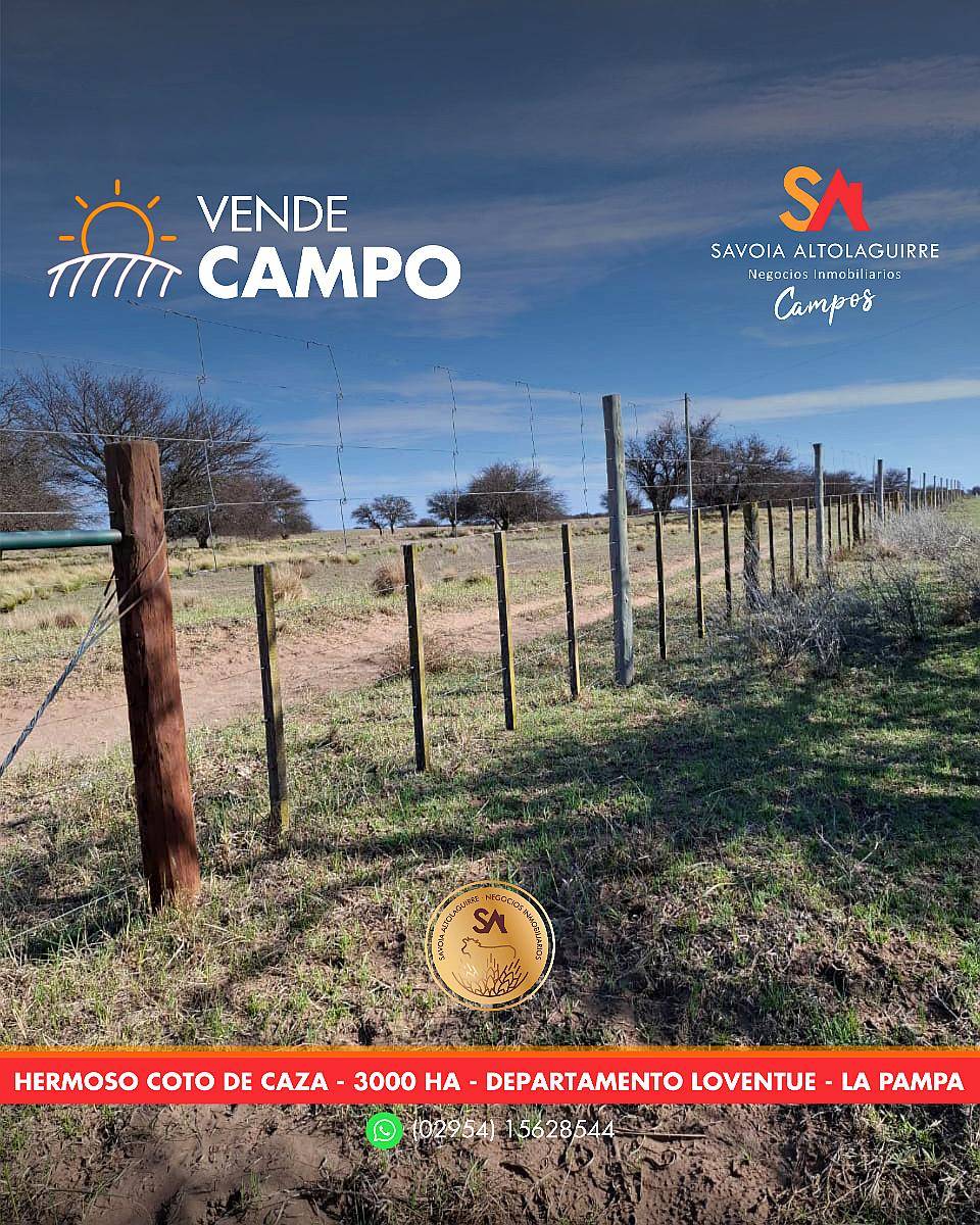 Vende: Hermoso Coto de Caza en la Pampa