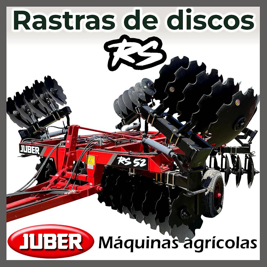 Rastras de Discos Juber RS Fijas o Plegables