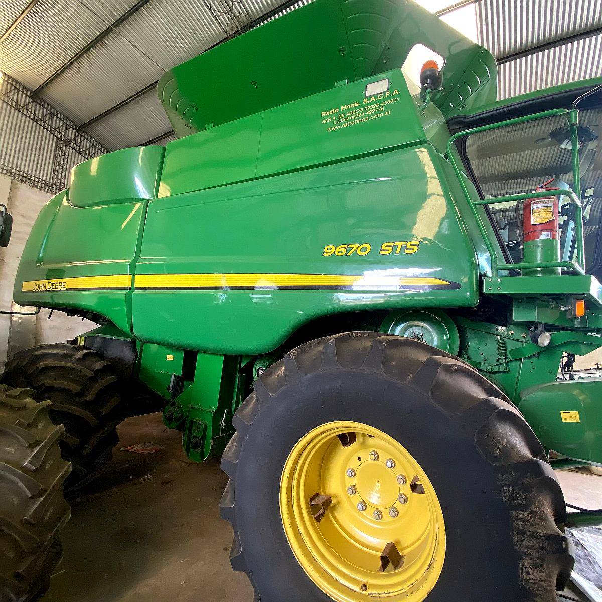John Deere 9670 STS 30 Pies muy Linda