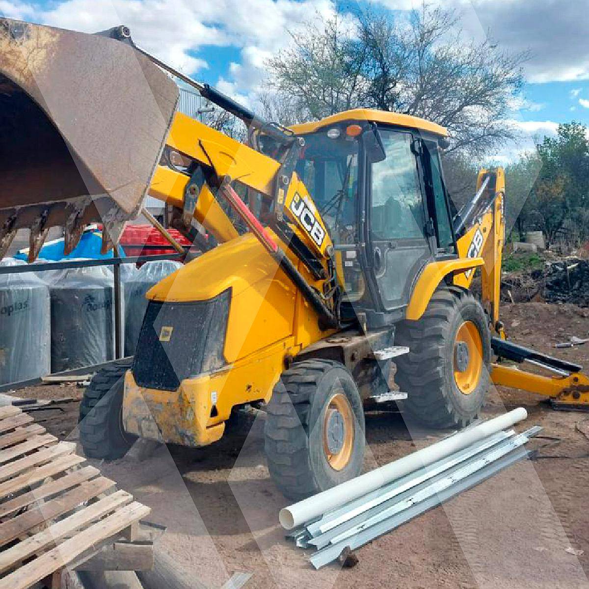 Pala y Retro JCB 3cx (id746)