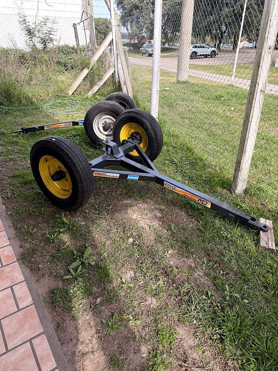 Eje para Transporte de Maquinarias con Camioneta.