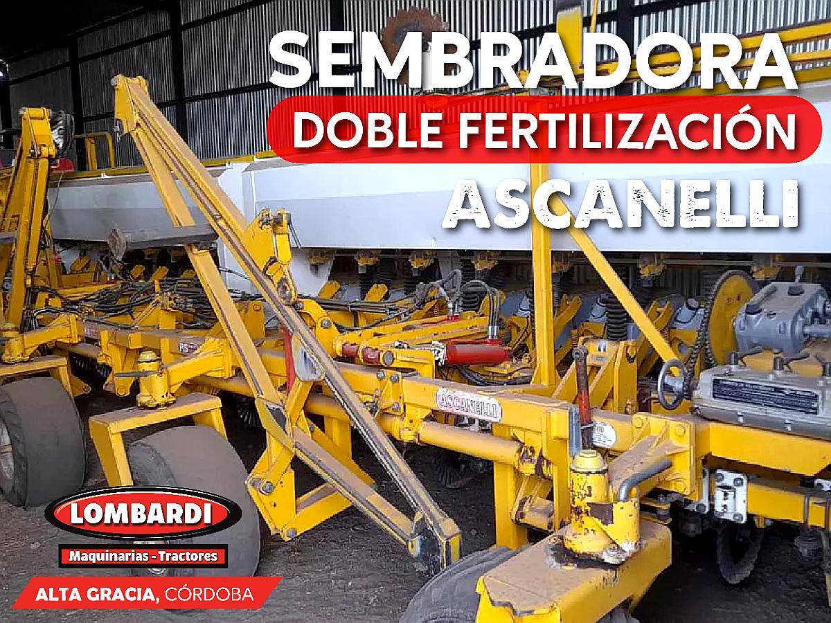 Ascanelli 16 a 52 Doble Fertilización Cheques + Canje Usados